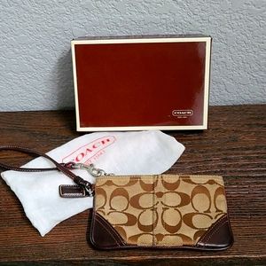Vintage Coach wristlet
